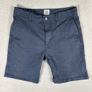 Flint and Tinder 365 Shorts Mens 31 Blue Chino Stretch Beach Golf 8” Inseam